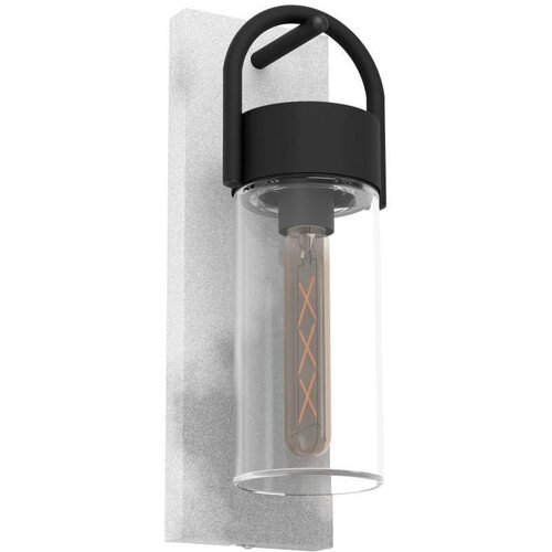 Eglo Vanjska zidna svjetiljka Carraro (380 x 130 x 115 mm, Siva, Prozirno, IP44) Cijene