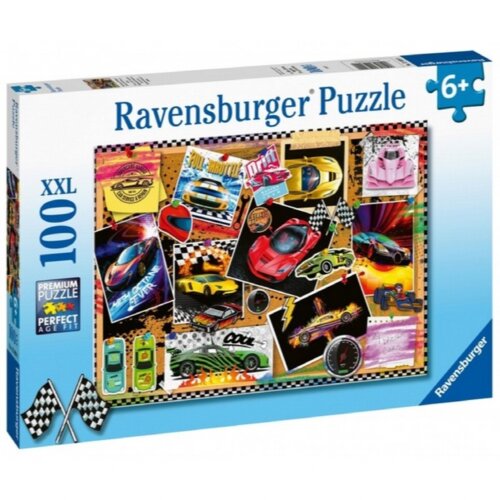 Ravensburger puzzle (slagalice) - Trka automobila Slike