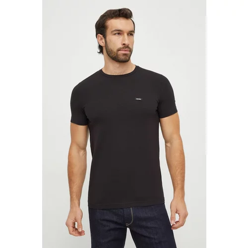 Calvin Klein Kratka majica moški, črna barva