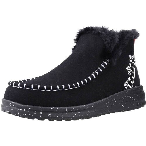 Hey Dude Škornji DENNY FAUX SHEARLING Črna Cene