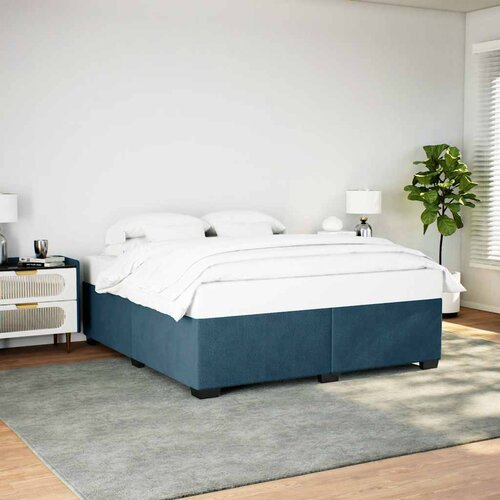  Okvir za krevet plavi 200x200 cm bar&scaron;unasti Cijene
