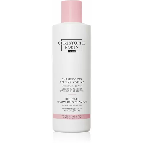 Christophe Robin Delicate Volumizing Shampoo with Rose Extracts šampon za volumen za nježnu i tanku kosu 250 ml