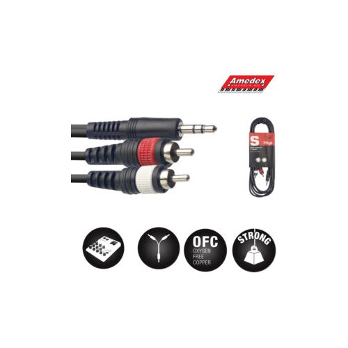 Kabal STAGG SYC1/MPSB2CM E 1M (MLD minST.PL-2RCAm) Cijene