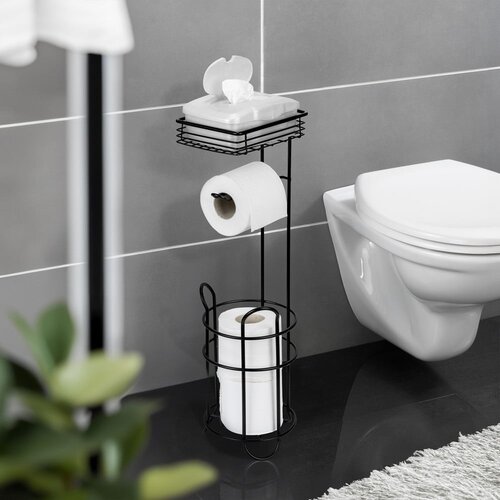 Wenko Crni željezan držač za WC papir &amp;ndash; Slike
