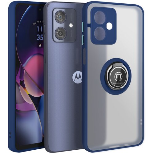 Avizar Pokrov za Motorola Moto G54 Kovinski obročni video nosilec, Modra noč, (5000010664) Cene