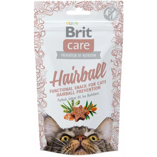 Brit Care Hairball mačji priboljški - Varčno pakiranje: 3 x 50 g