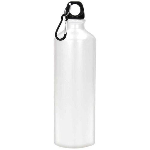Simpo Boca za vodu aluminijska Hook 600ml mat s karabinom bijela Cene