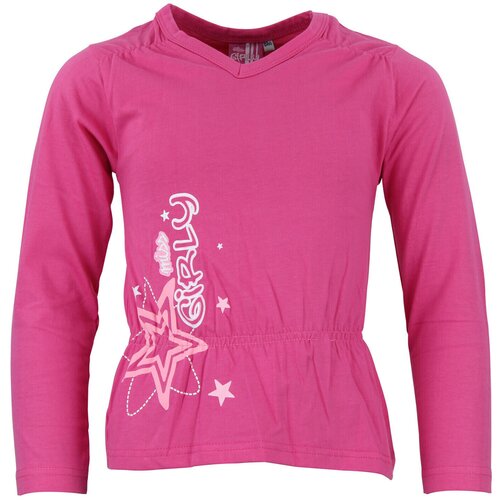 Miss Girly Majice s kratkimi rokavi T-shirt fille FIPIPAPOU Rožnata Cene