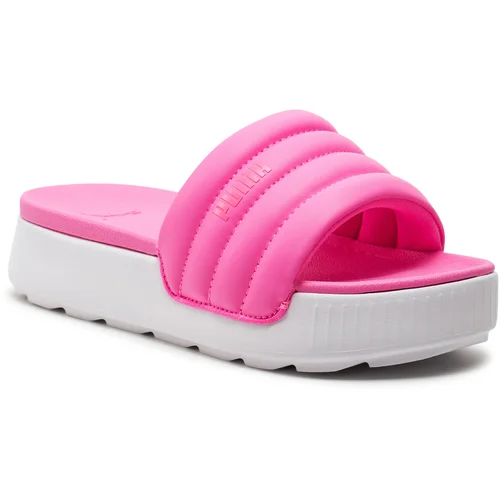 Puma Natikači Karmen Slide Puffy 395399 02 Poison Pink-White