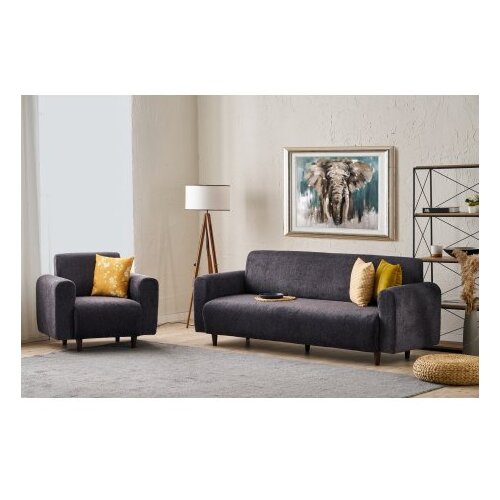 Atelier Del Sofa sofa i fotelja noya chenille anthracite Cene