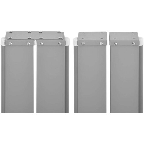 Tenda Uvlačiva bočna tenda 120 x 1000 cm crvena Slike
