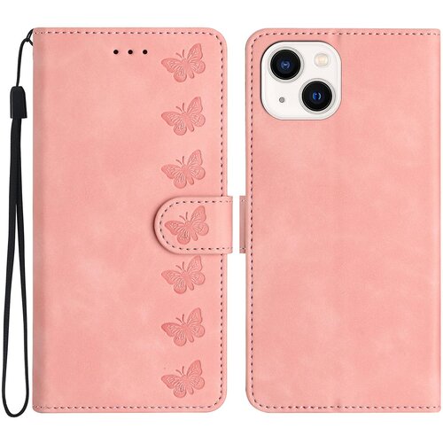 INORCO Za iPhone 14 Plus PU usnjena torbica za telefon s stojalom za denarnico, odporna na padce, (22036559) Slike