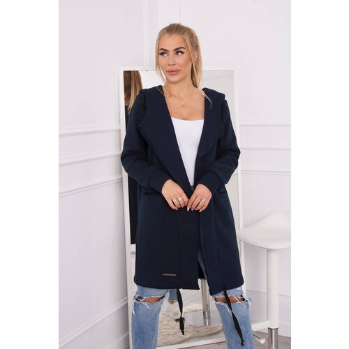 Kesi Insulated raincoat with hood dark blue Slike