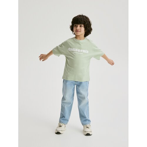 Reserved Regular fit traperice - plava Cene