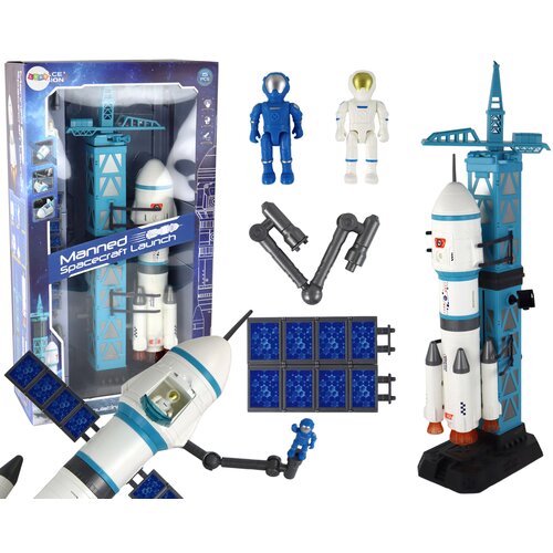 Lean_Toys Igrača vesoljska misija raketa astronavti izstrelitev 15 elementov Cene