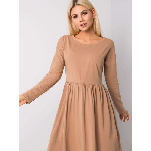 RUE PARIS Dress-RV-SK-5889.41P-camel Cene