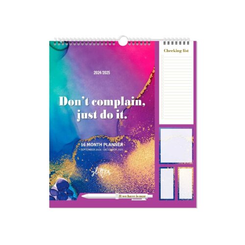 Grupo Erik Editores S. L. Glitter - Zidni planer 2024/2025 - Glitter Slike
