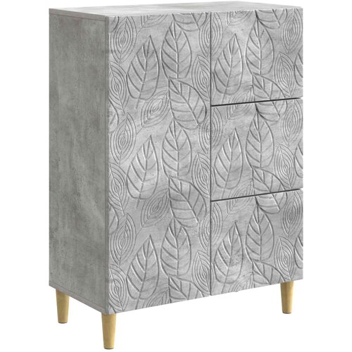 vidaXL Strani &scaron;al Betonsko siva 66 x 34,5 x 90 cm Inženirski les, (5000253315) Cene