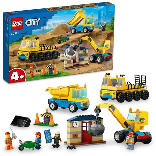 Lego City: Gradbeni tovornjaki in žerjav z rušilno kroglo