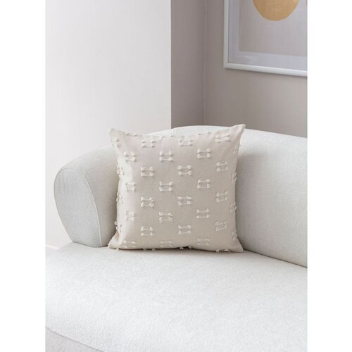 WALLXPERT tuffet - cream v9 cream cushion cover Cene