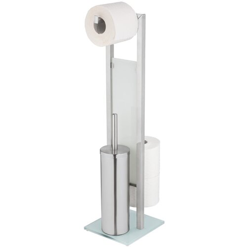Wenko 25399100 - WC četka RIVALTA 18x70 cm srebrna/bela/crna Cene