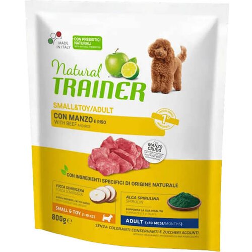 Trainer daily nutrition small & toy adult with beef - hrana za odrasle pse malih i toy rasa - sa govedinom (800g, 2kg i 7kg) 800g Cene