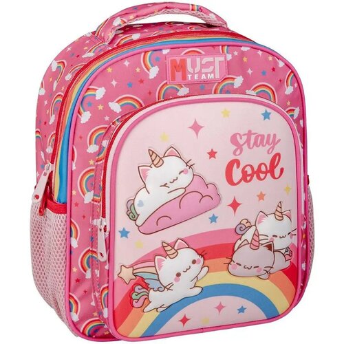 Luna must team jednorog mačići zaobljeni dvodijelni dječji ruksak za vrtić 27x10x31 cm Cijene