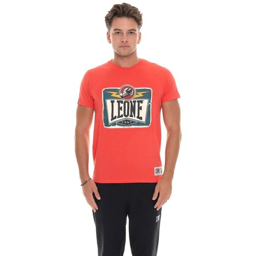 Leone 1947 Majice & Polo majice Man T-Shirt Short Sleeves Graphics Rdeča Cene