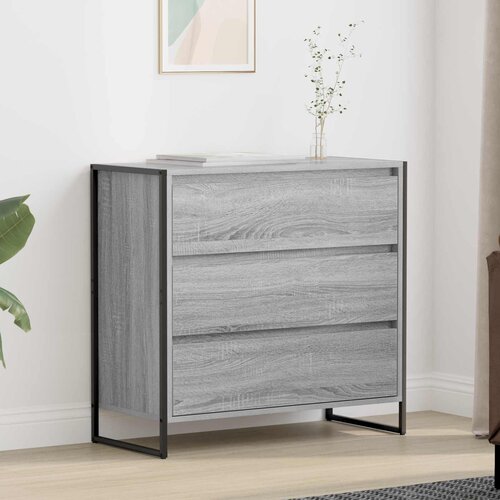  Kreveta Siva Sonoma 79 x 36 x 75.5 cm Konstruirano drvo Cene