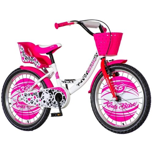  bicikl za decu visitor 20" dalmatinci roze-bela, 7g+ Cene