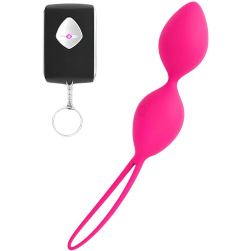 Dorcel Divine Balls - punjiva, radio-kontrolirana, vibrirajuća gejša lopta (ružičasta) Cene