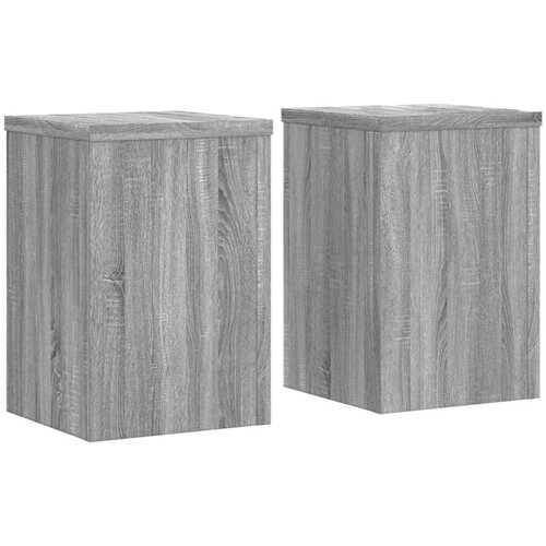 vidaXL Stalci za biljke 2 kom boja hrasta 25x25x35cm konstruirano drvo Cijene