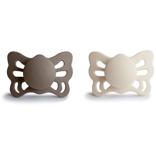 FRIGG&amp;reg; Butterfly Size 1:0-6 months duda Portobello/Cream 2 kos Slike