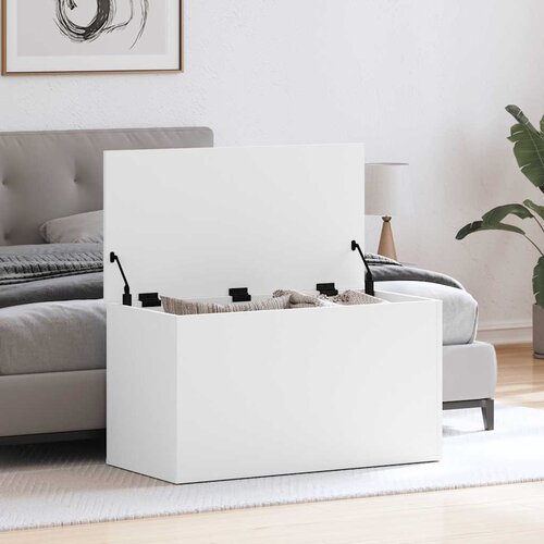  &Scaron;krinja za pohranu bijela 84 x 42 x 46 cm od konstruiranog drva Cijene