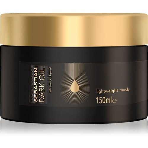 Sebastian Professional Dark Oil hranjiva maska za sjajnu i mekanu kosu 150 ml Slike