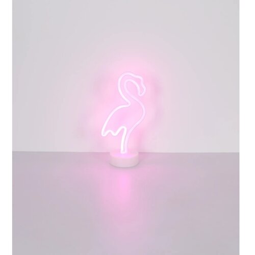 Globo 28064 - LED neonska dekoracija za sto FLAMINGO LED/2W/3xAA flamingo Slike