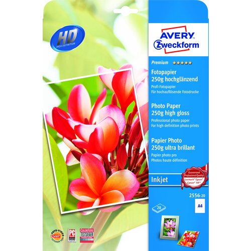 Avery Zweckform Foto papir za inkjet tiskalnike A4, 250 g Slike