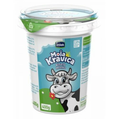 Imlek Moja kravica kiselo mleko 2,8% MM 400g čaša Slike