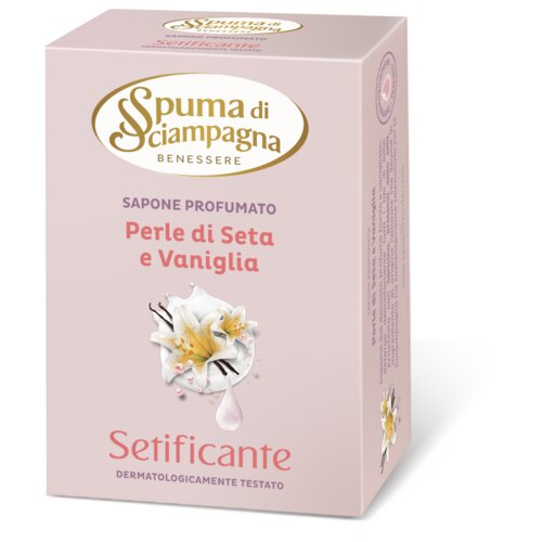 Spuma Di Sciampagna sapun, Svileni biseri i Vanila, 90g Slike