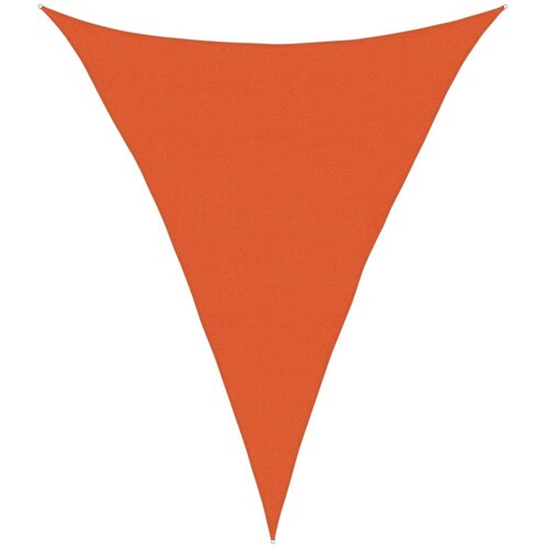 vidaXL Senčno jadro 160 g/m² oranžno 4x5x5 m HDPE, (21978586) Cene