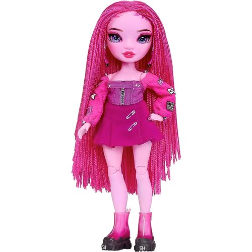 Mga Shadow High Pinkie James Členkasta lutka Rainbow High Edition z dodatki, Roza, (21552256) Slike