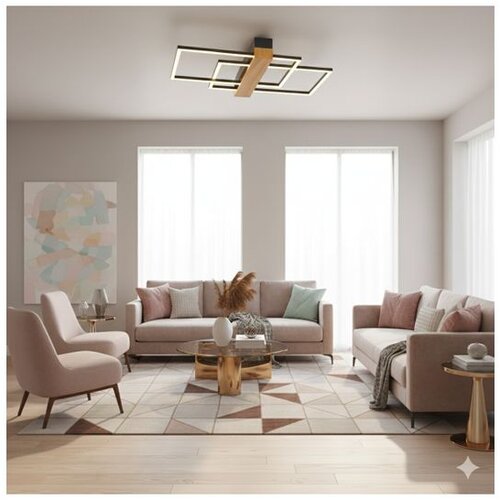 Opviq luster Minis 1427-1, LED 40 W, crni Slike
