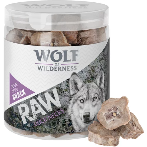 Wolf of Wilderness Ekonomično pakiranje: - RAW grickalice (liofilizirane) - Pačji vratovi (360 g)