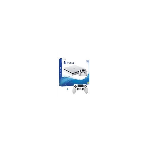 Sony PlayStation 4 Slim PS4 500GB White + Dualshock White Slike