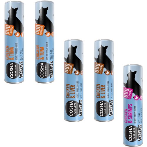  Ekonomično pakiranje: Cosma snackies DUO - Mix 3 vrste (131 g) Cijene