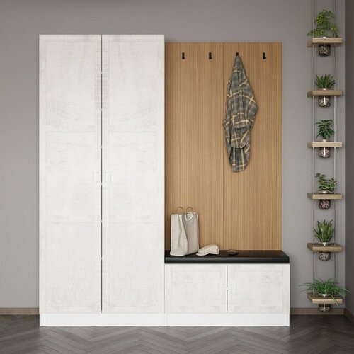 Woody Fashion noah - 8307 white hall stand Cene