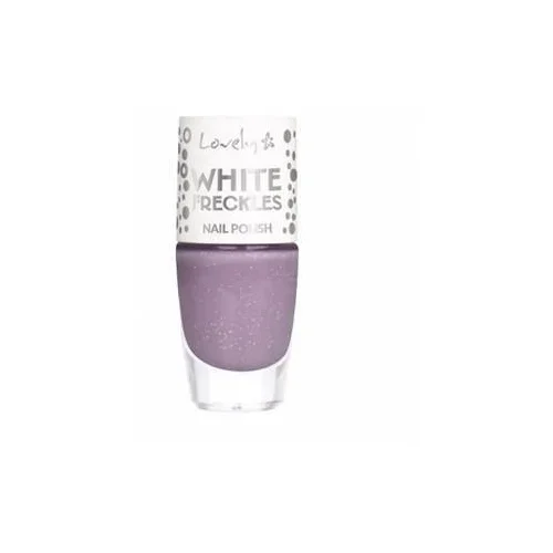 Lovely White Freckles Nail Polish - 4