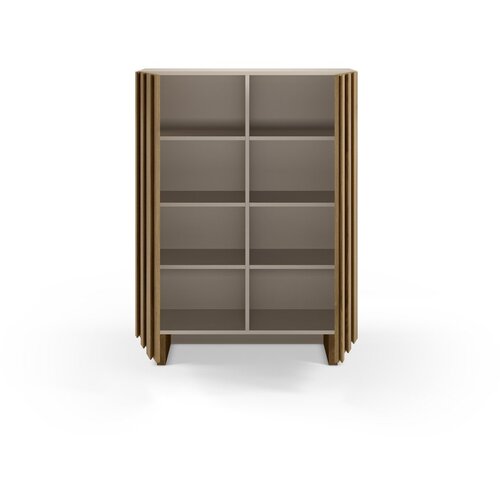 Marckeric Kremno bela/v naravni barvi omarica iz masivnega bora 90x120x43 cm Marlo &amp;ndash; Slike