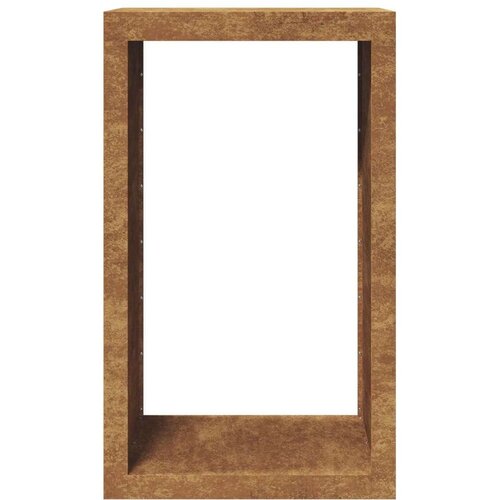 VidaXL stojalo za drva 60x40x100 cm korten jeklo Slike