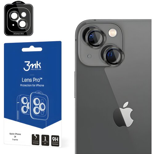 Apple iPhone 14 - 3mk za&scaron;tita objektiva Pro Graphite - Crna KP23405 Cijene